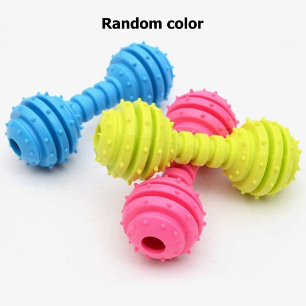 Furry Finds Bell Pet Dumbbell – Chew, Shake & Play Toy