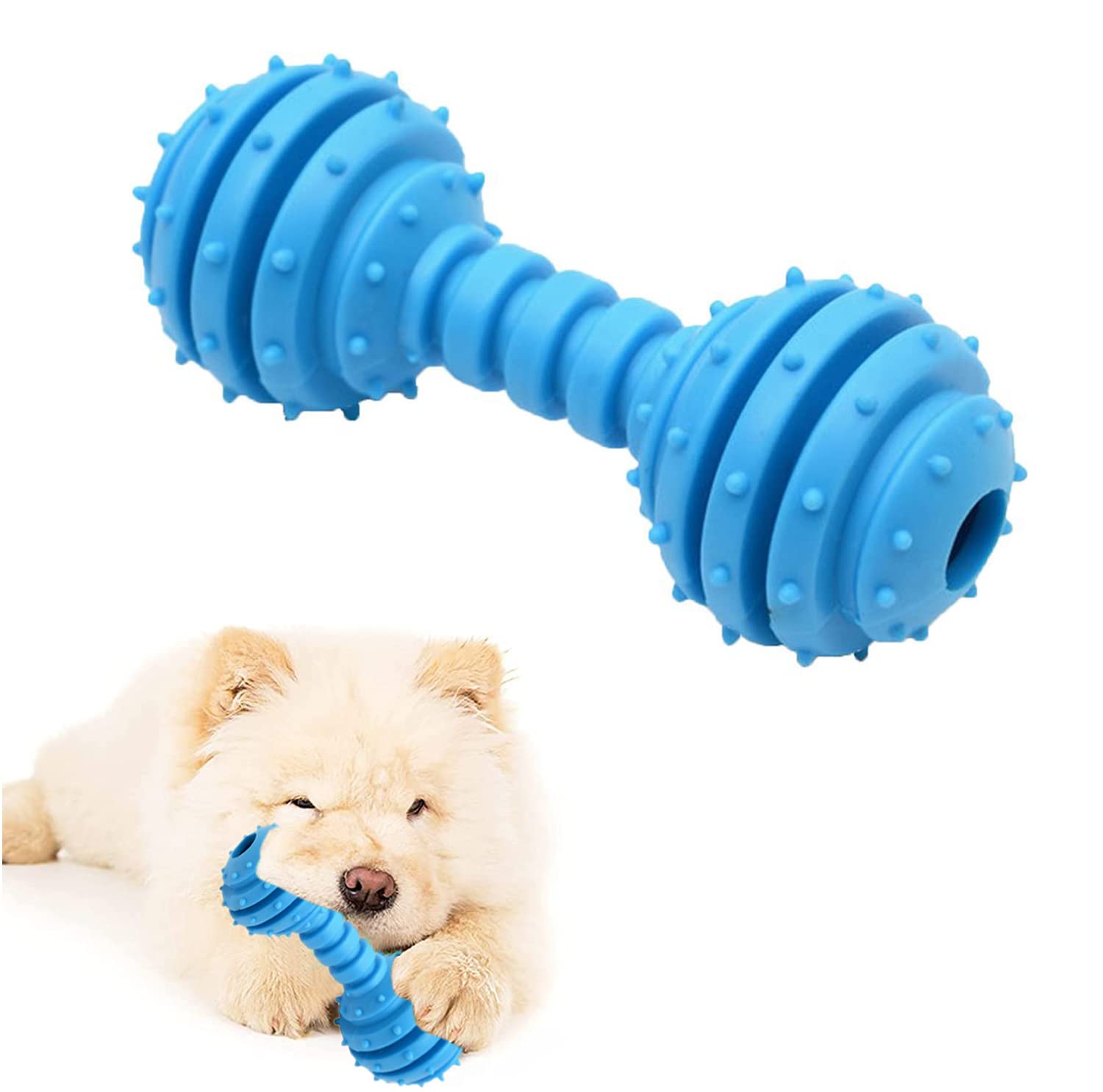 Furry Finds Bell Pet Dumbbell – Chew, Shake & Play Toy