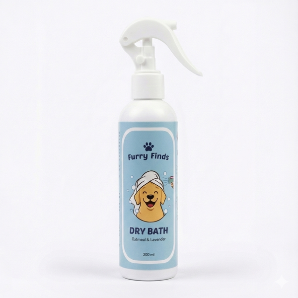Dry Bath for Dogs | Waterless , Gentle Cleaning (200 ml)